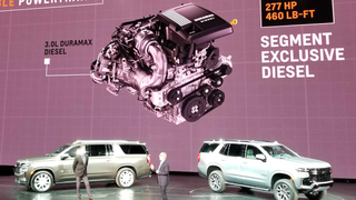 The 2021 Chevy Suburban And Tahoe Are Getting A Duramax Diesel Inline Six